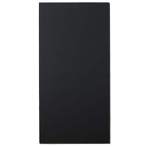 Black Rectangle 24 in. x 48 in. Sound Absorbing Acoustic Panels (2-Pack)