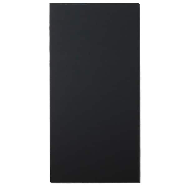 Unbranded Black Rectangle 24 in. x 48 in. Sound Absorbing Acoustic Panels (2-Pack)