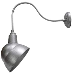 Ryder Gray Dust to Dawn Outdoor Hardwired Bell Sconce