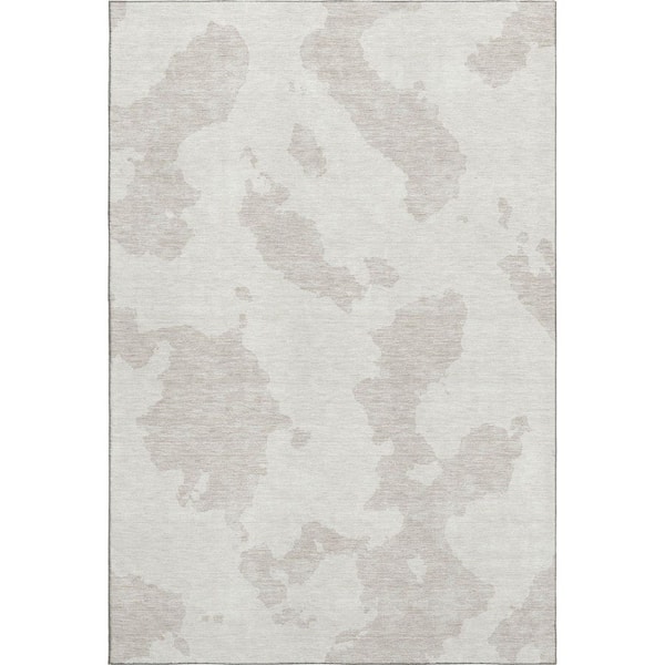Addison Rugs Mayfield Premium Machine Washable Abstract AMF975 Ivory 2 ft. 6 in. x 3 ft. 10 in. Area Rug