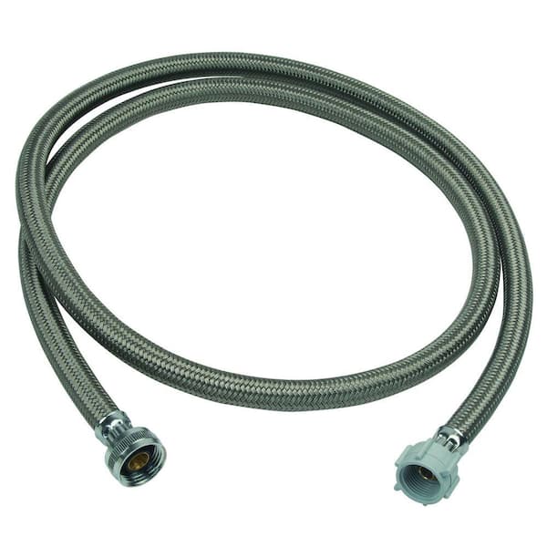 BrassCraft 3/4 in. Female Hose Thread x 7/8 in. Ballcock Nut x 72 in. Braided Polymer Toilet Connector