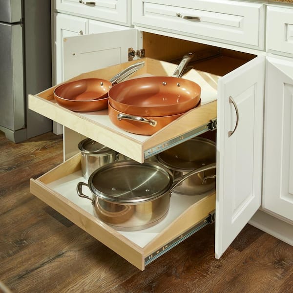Appliance garages, pull-out shelves help organize kitchen, Home and Garden