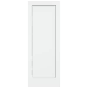 36 in. x 96 in. Madison White Painted Smooth Solid Core Molded Composite MDF Interior Door Slab