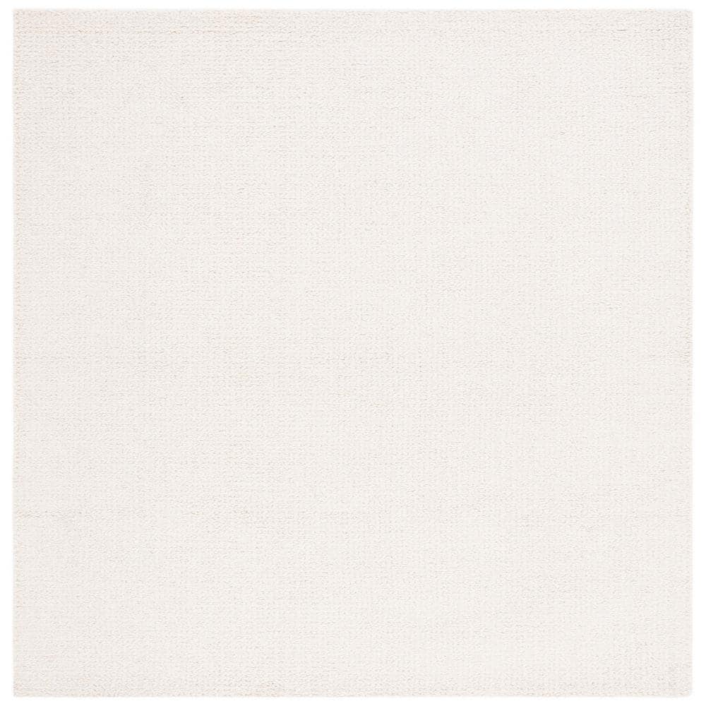 SAFAVIEH Abstract Ivory 6 ft. x 6 ft. Classic Marle Square Area Rug ...