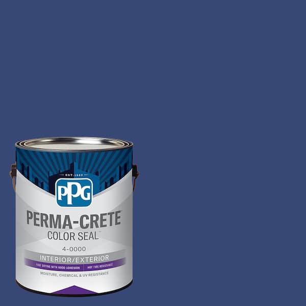 Perma-Crete Color Seal 1 gal. PPG1166-7 Daring Indigo Satin Interior/Exterior Concrete Stain