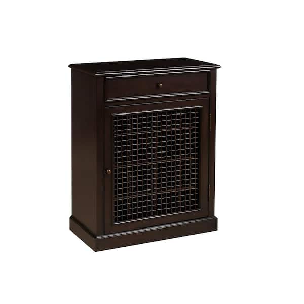 Pulaski Furniture 16-Bottle Dark Brown Bar Cabinet
