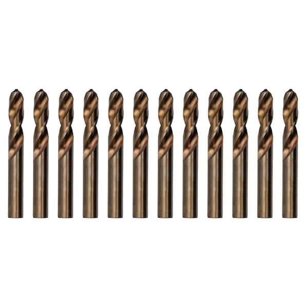 #40 M42 Cobalt Short Drill Bit (12-Piece)