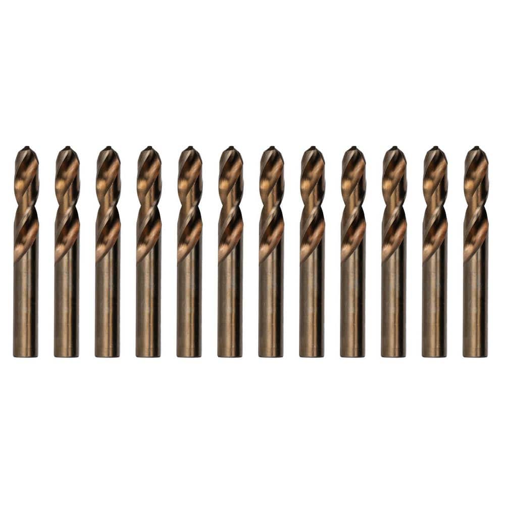 Drill America 9/32 in. M42 Cobalt Short Twist Drill Bit (12-Piece