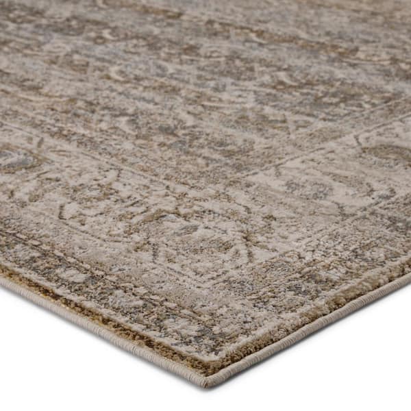 Ilias Gray/Tan 5 ft. x 7 ft. 6 in. Oriental Area Rug