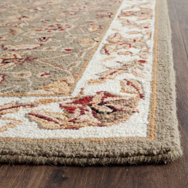 Chelsea Sage/Ivory 3 ft. x 5 ft. Border Area Rug