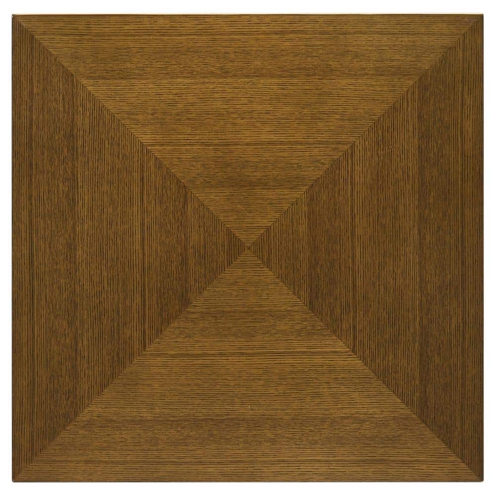 Walnut Brown Mid-Century Modern Rectangular Wood End Table