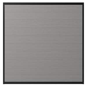 WamBam Fence 6 ft. H x 6 ft. W No Dig Edgewood Slate Grey