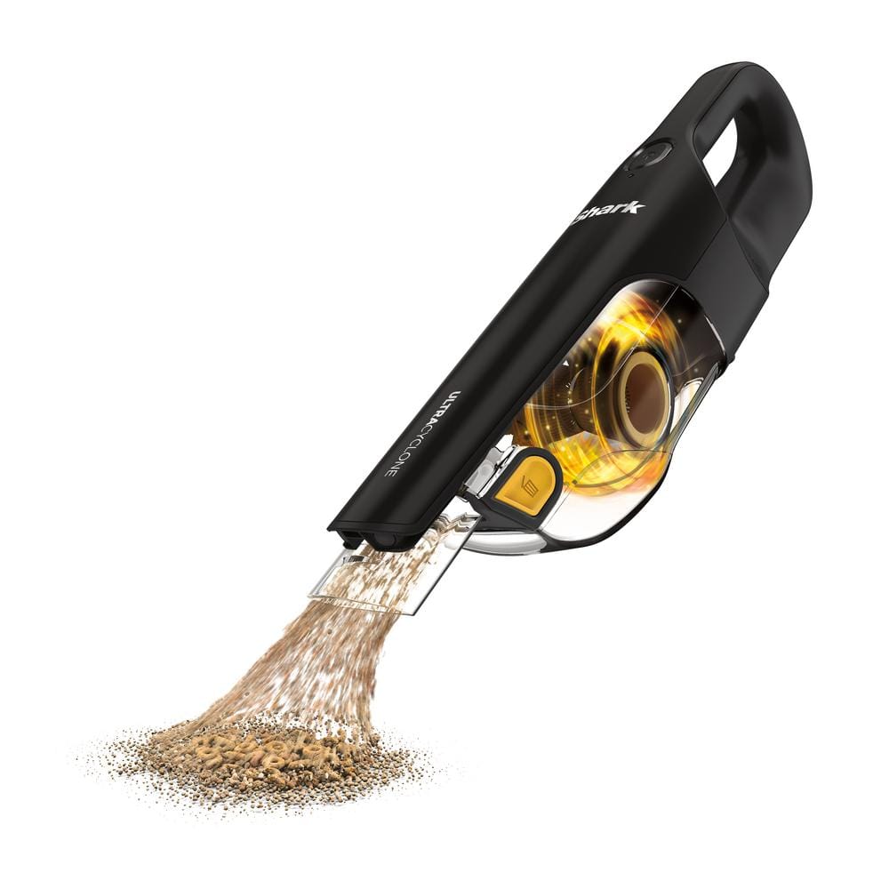Black Cordless Handheld Vacuum with HEPA Filter for Pet Hair