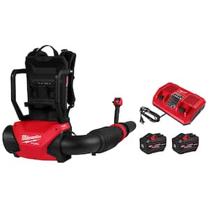 M18 FUEL 155 MPH 650 CFM 18V Brushless Cordless Battery Backpack Blower w/ (2) 12.0 Ah FORGE Batteries, Charger