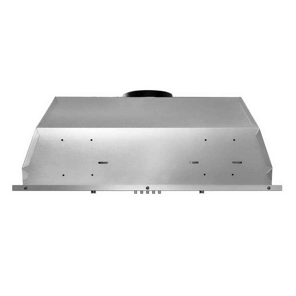 Cosmo 30-Inch Stainless Steel Insert Range Hood with LED Lights