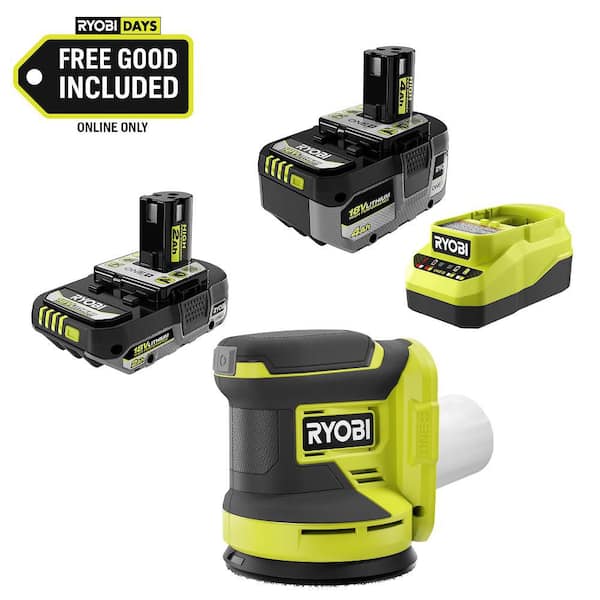 ONE+ 18V HIGH PERFORMANCE Kit w/ 4.0 Ah Battery, 2.0 Ah Battery, Charger, & FREE ONE+ Cordless Random Orbit Sander