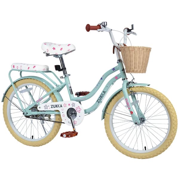 20 in. Girls' Bike Cruiser Bike, Green Bicycle for Age 7-10