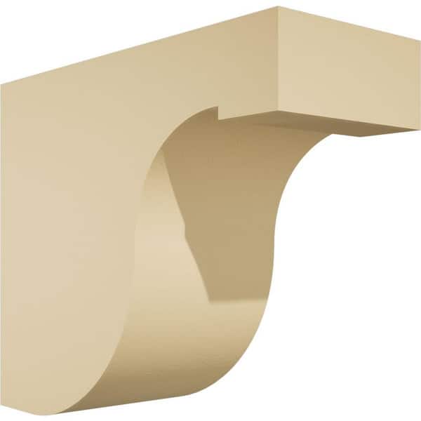 Ekena Millwork Standard Del Monte 5 in. W x 10 in. H x 12 in. D Signature Urethane Rafter Tail Outlooker