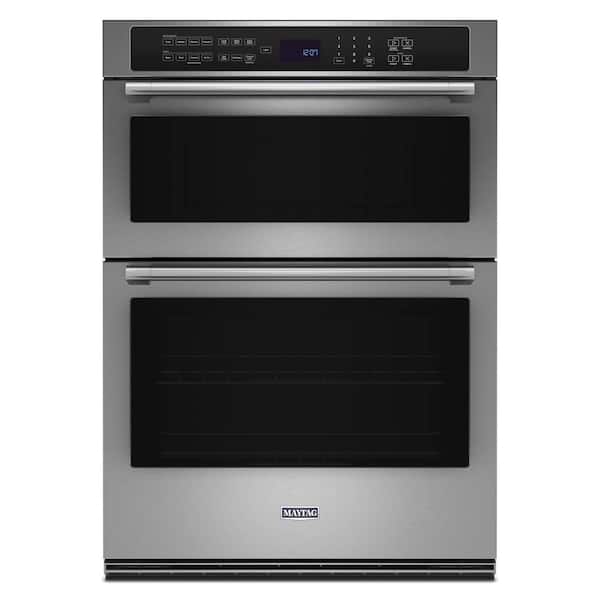 30 in. Electric Wall Oven & Microwave Combo in. Fingerprint Resistant Stainless Steel with Convection and Air Fry