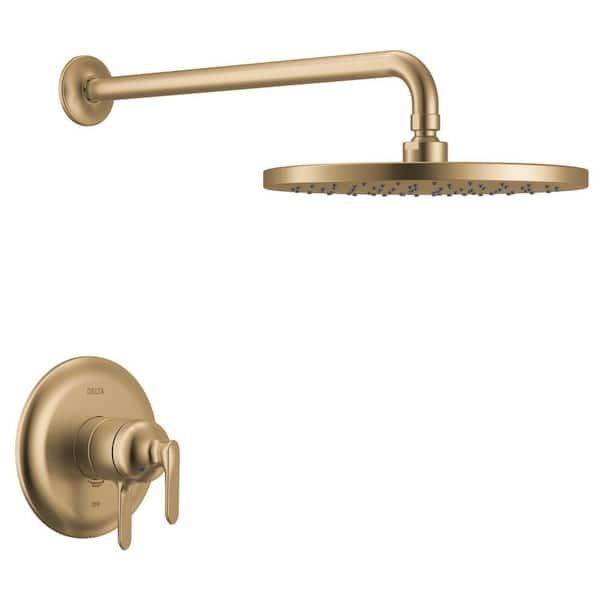 Bonacci Gold 1-Handle Shower Trim in Lumicoat Champagne Bronze (Valve Not Included)