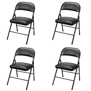 Indoor Metal Padded Folding Party Chair 4-Pack of Folding Chairs