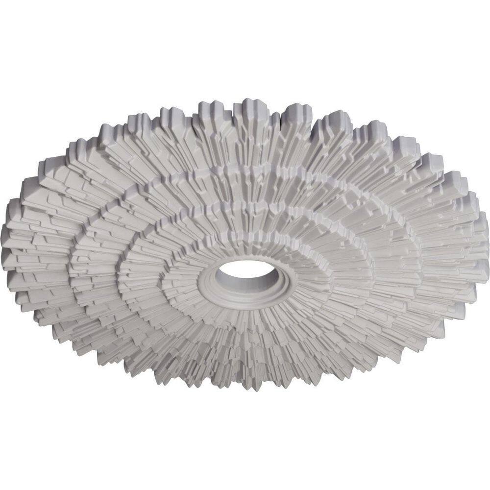 Ultra Pure White Polyurethane Eryn Ceiling Medallion