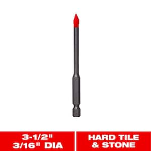 DIABLO 1/2 in. Hard Tile And Stone Carbide Tipped Drill Bit