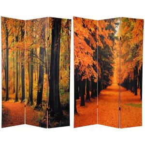 Oriental Furniture 6 ft. Printed 3-Panel Room Divider CAN-CAFE4 - The ...