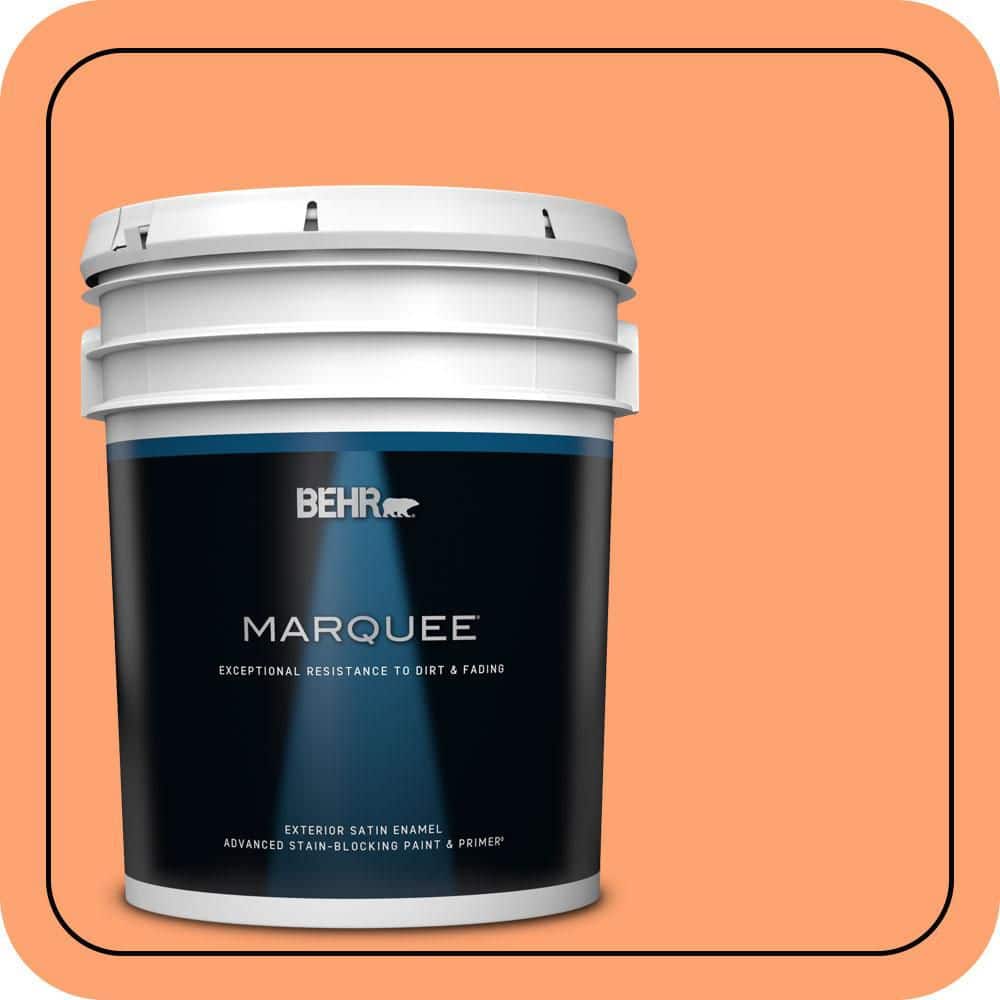 5 gal. #P210-5 Cheerful Tangerine Satin Enamel Exterior Paint & Primer price history on PriceWatchPro