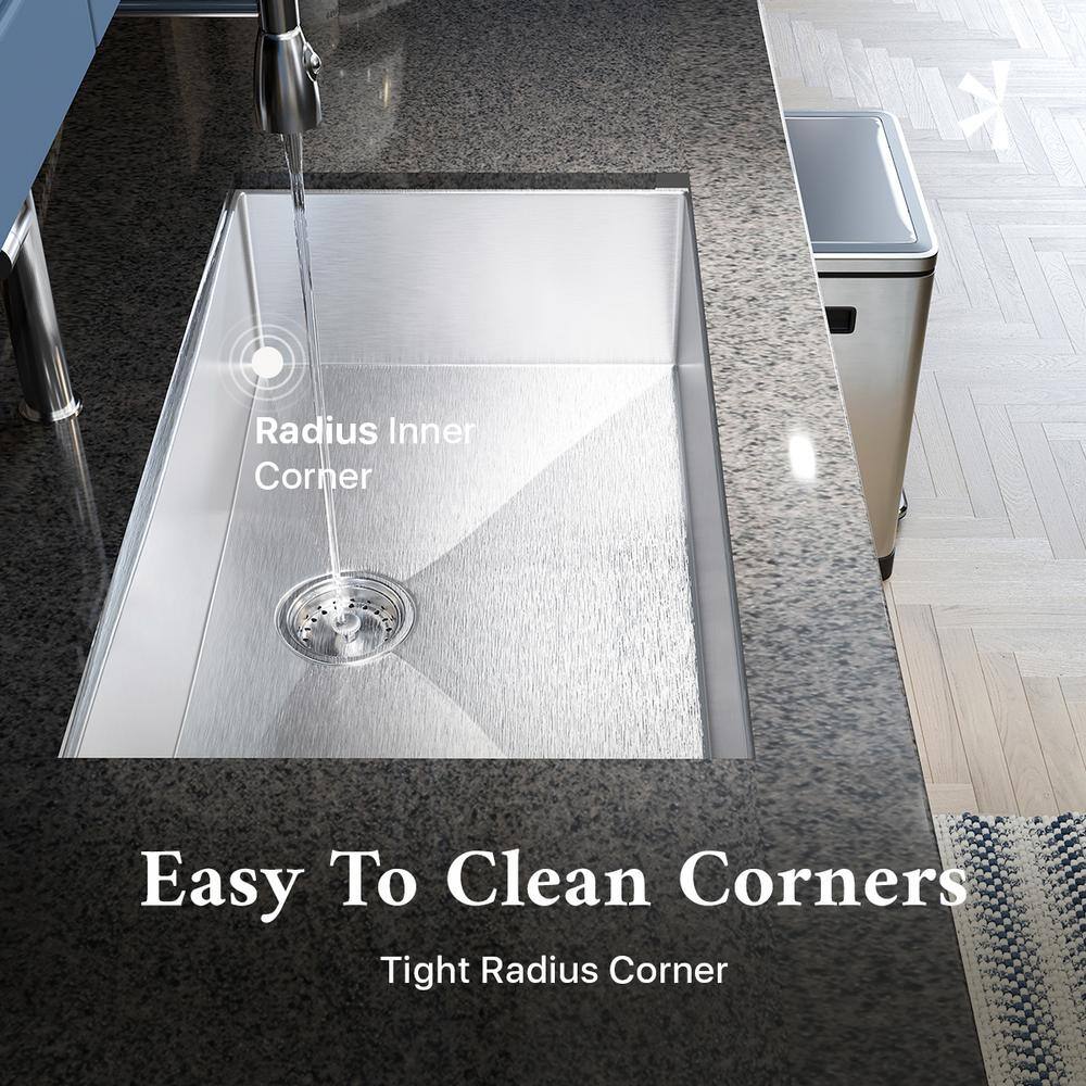 30.5'' Rectangular Stainless Steel Undermount Kitchen Sink