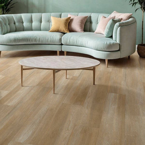 Take Home Sample-Harmony Haus 20 MIL x 9 in. W Honey I'm Home Click Lock Waterproof Luxury Vinyl Plank Flooring