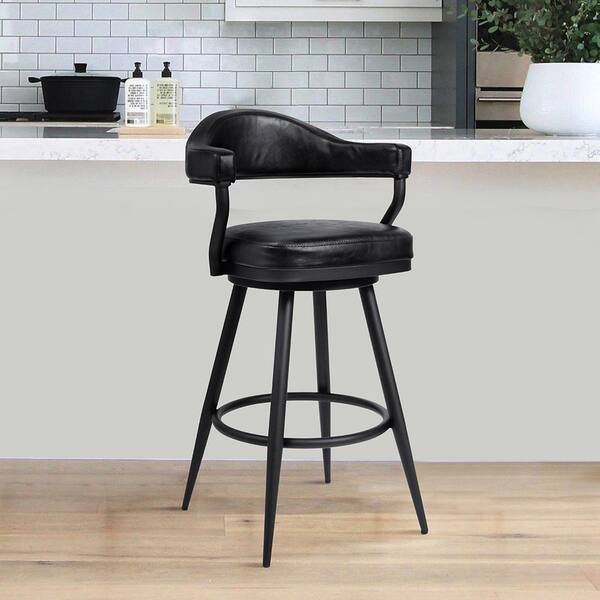こ*う様 DULTON : BAR STOOL ANTIQUE BLACK Yasu Sasamoto- Dulton - Industrial vintage Bar Stool with