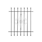 Grisham 24 in. x 54 in. Spear Point Window Guard WB2454BK