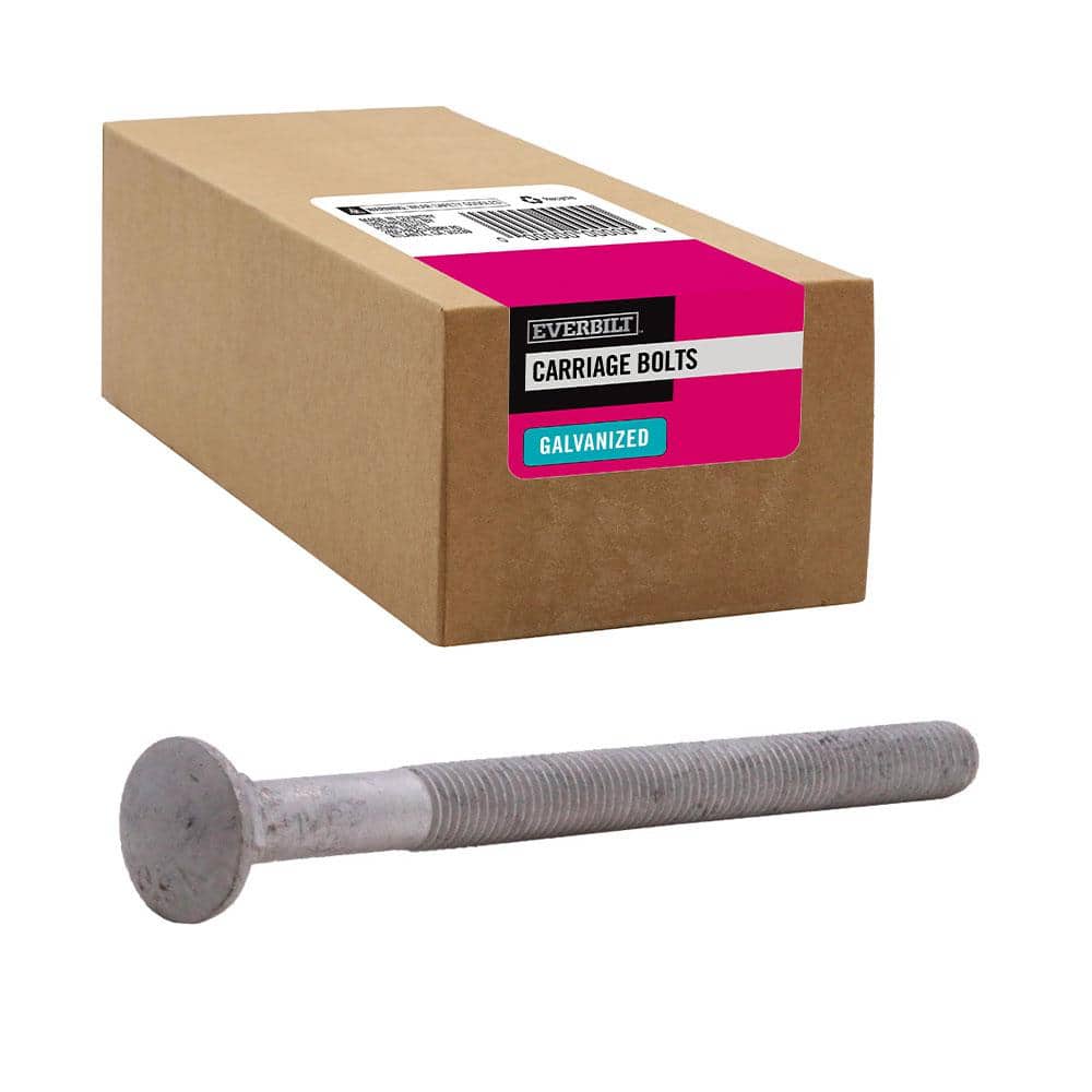 5/8 in.-11 x 6 in. Galvanized Carriage Bolt (10-Pack) price history on PriceWatchPro