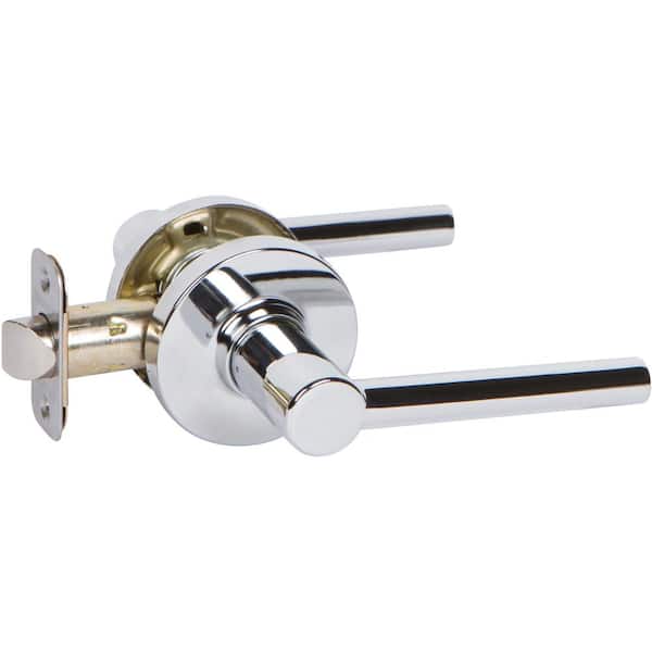 RD Series Contemporary Style Polished Chrome Straight Hall/Closet Door Lever