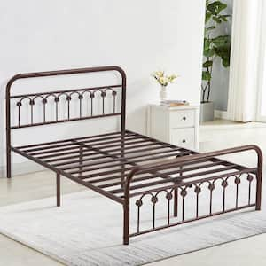 VECELO Classic Metal Platform Bed Frame Mattress Foundation With ...