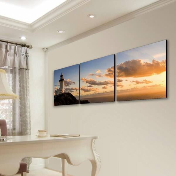Furinno 24 in. x 72 in. "Light House" Printed Wall Art