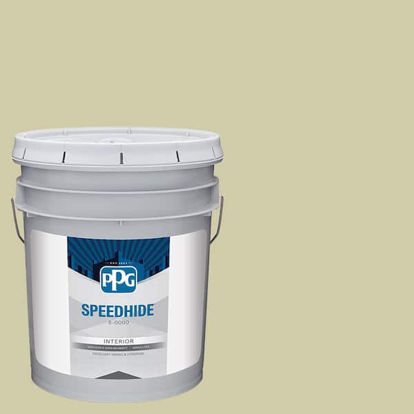 SPEEDHIDE 5 gal. PPG1114-3 Canary Grass Ultra Flat Interior Paint