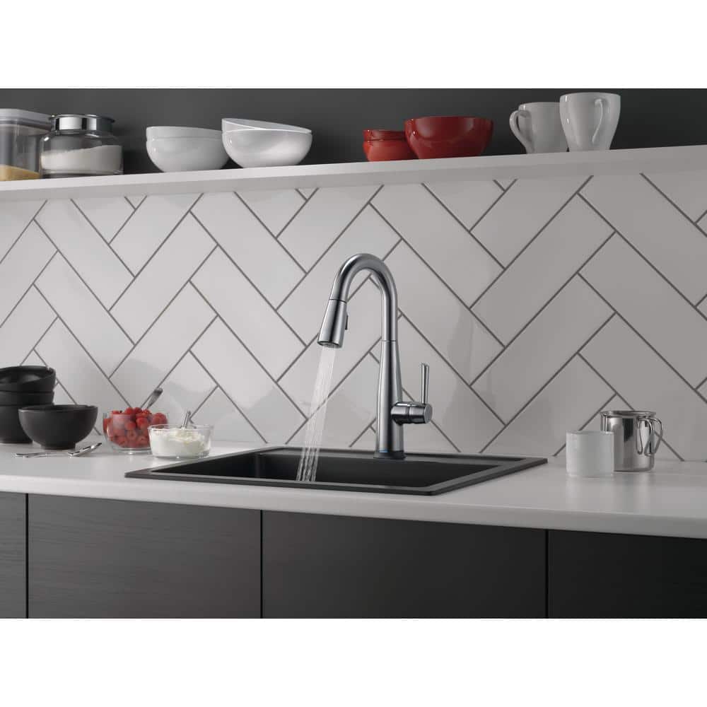 Arctic Stainless Steel Pull-Down Spray Touch Bar Faucet