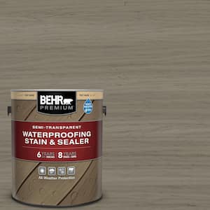 1 gal. #ST-154 Chatham Fog Semi-Transparent Waterproofing Exterior Wood Stain and Sealer
