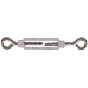 1/4-20 x 7-3/8 in. Stainless Steel Eye and Eye Turnbuckle (5-Pack)