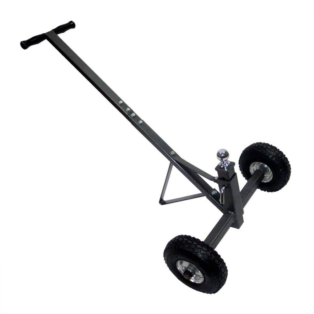 600 lbs. Capacity Adjustable Solid Steel Trailer Dolly, Steel Material