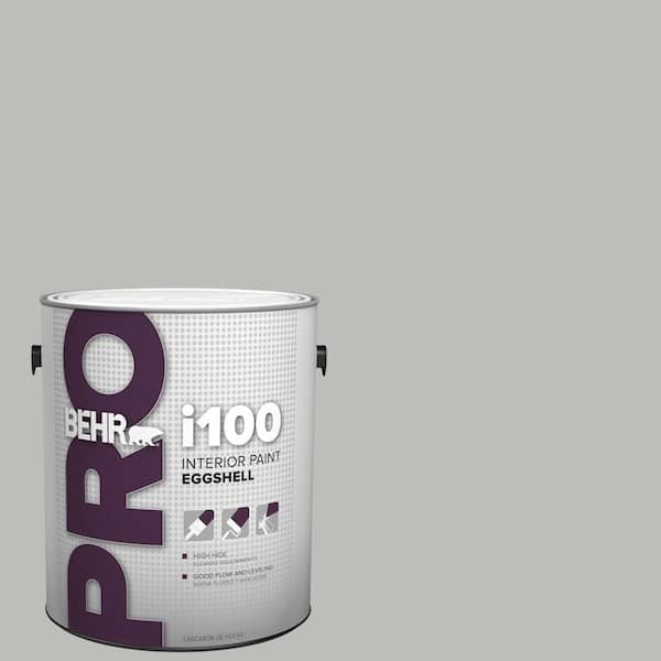 BEHR PRO 1 gal. #PPU24-17 Hailstorm Gray Eggshell Interior Paint