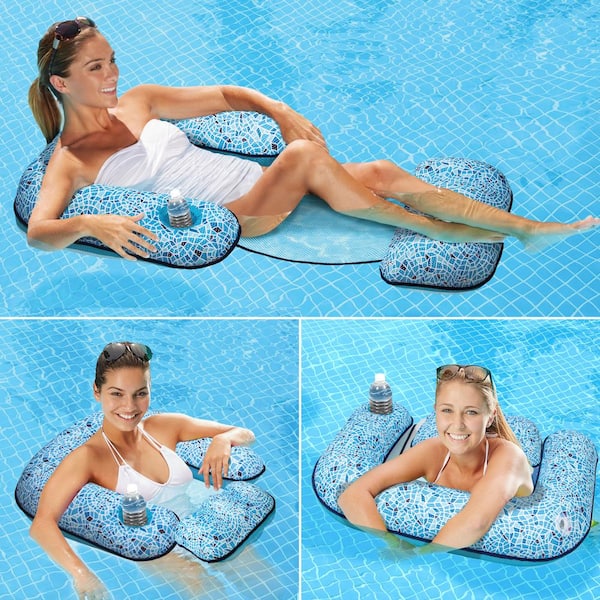 AQUALOUNGE Mosaic 3-In-1 Lounge Chair and Drifter