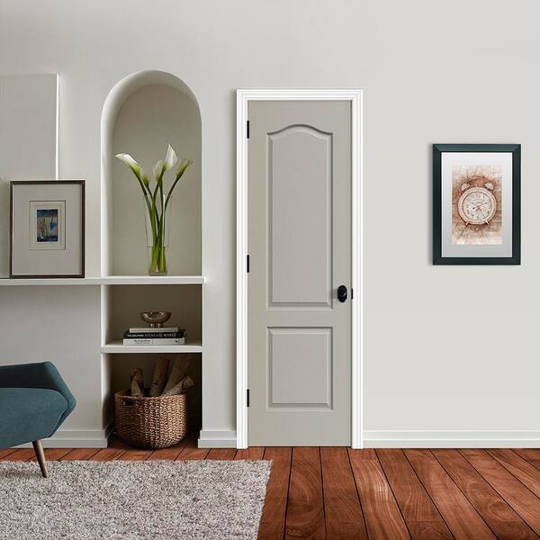 JELD-WEN 24 in. x 80 in. Camden Vanilla Painted Right-Hand