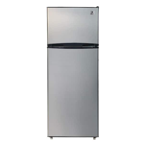 ARCTIC CHEF 7.5 cu. ft. Refrigerator with Top Freezer in Stainless Look