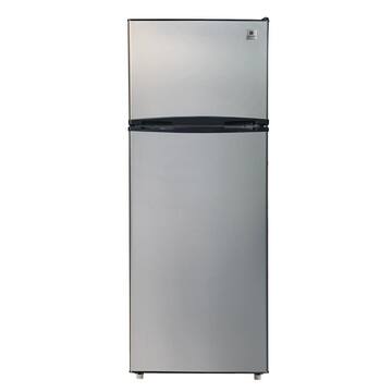 7.5 cu. ft. Refrigerator with Top Freezer in Stainless Look