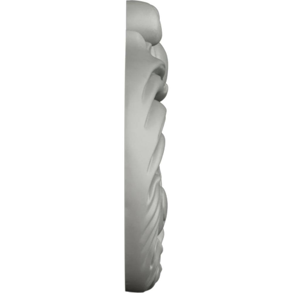 Edinburgh 7"H x 17.5"W Primed Polyurethane Scroll Onlay