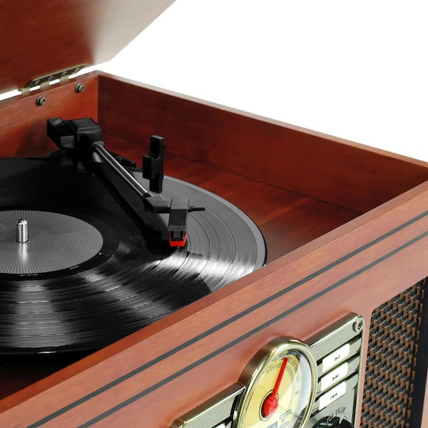 Depot　7-in-1　Home　Bluetooth　Turntable　VTA-204B-MAH　The　Victrola　Classic