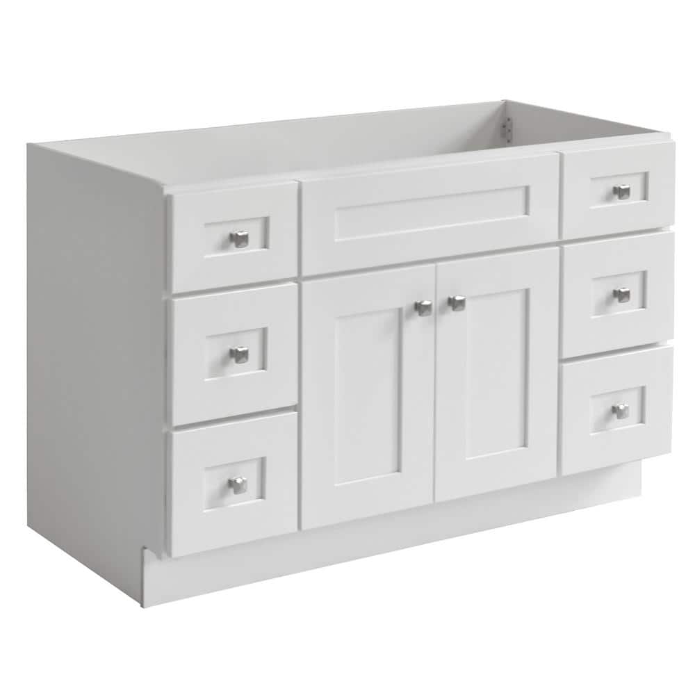 Brookings 48 in W x 21.73 in D x 31.5 in H Fully Assembled Bath Vanity Cabi